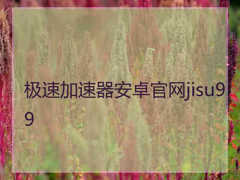 极速加速器安卓官网jisu99