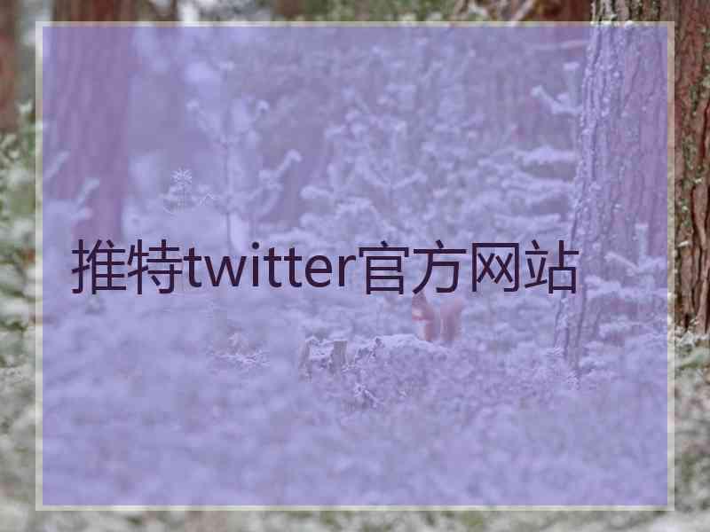推特twitter官方网站