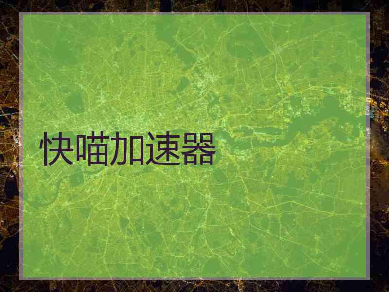 快喵加速器