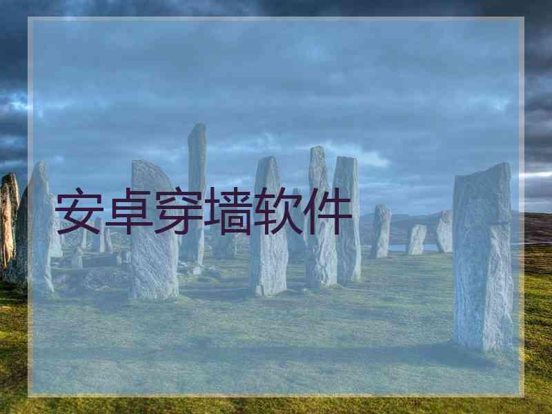 安卓穿墙软件