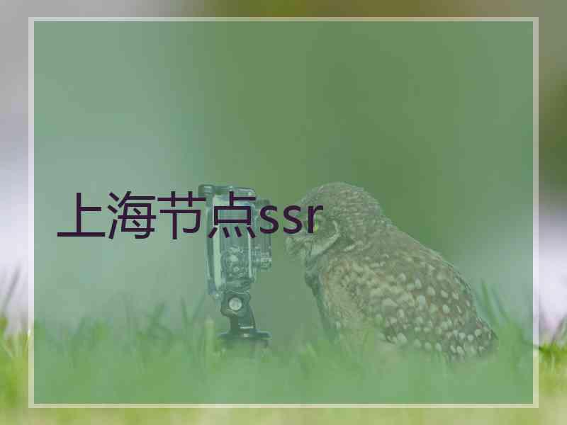 上海节点ssr